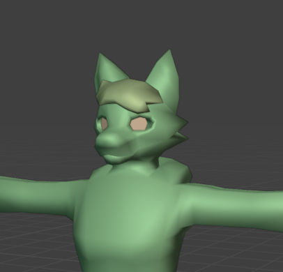 Another WIP 3D Model (now with hair)